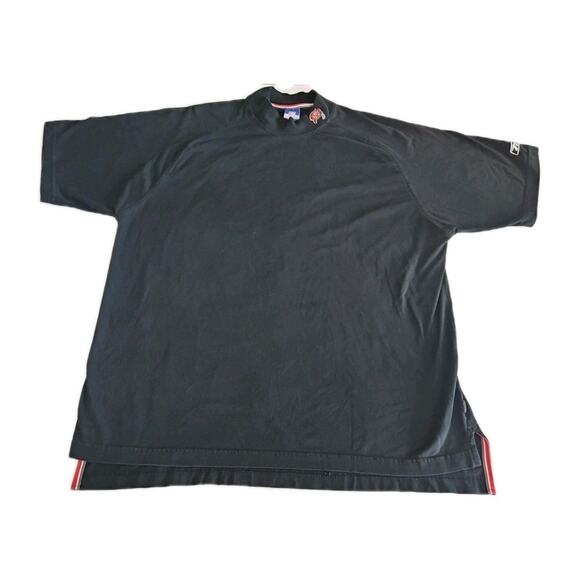 NFL Team Apparel Reebok Buccaneers Mens T-Shirt Black Size Large Cotton Blend - Picture 1 of 14